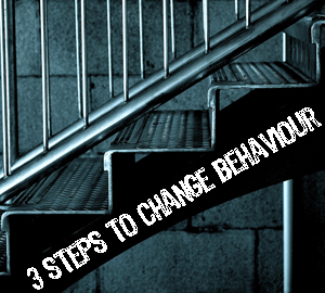 Three steps to change behaviour? | Photo by Rohit Mattoo