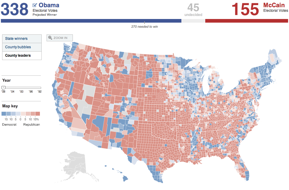 NYT Election Map